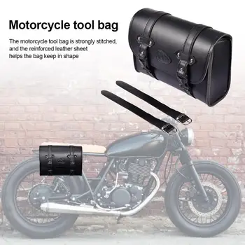 Motorcykel Værktøj Taske Universal Bag Sadlen Nye Saddeltasker Opbevaring Stor Kapacitet Forgafler Styret Sidet Til PU-Læder 2020