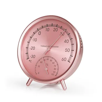 Runde Ur Pointer Termometer Hygrometer Indendørs Og Udendørs Vejr Termometer Hygrometer Overvåge, Måle-Instrument