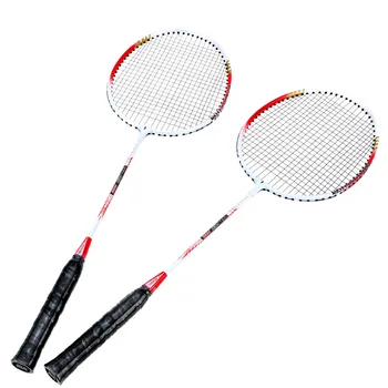 Let Badminton Sæt 2stk/Set Holdbart Aluminium Legering Uddannelse Badminton Ketcher Ketsjer med Taske, Sport Udstyr