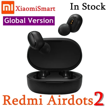 Den globale Version Xiaomi Redmi airdots 2 tws hovedtelefon Bluetooth-5.0 Mi Ægte Trådløse øretelefoner, grundlæggende 2-Stereo-Bas Hovedtelefon Hovedtelefon