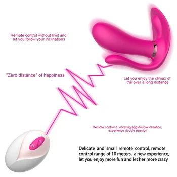 Vibrerende Trusser 10 Speed Bærbare Dildo Vibrator Fjernbetjening Vibrerende Æg G Spot Klitoris stimulator Sex legetøj til Kvinder