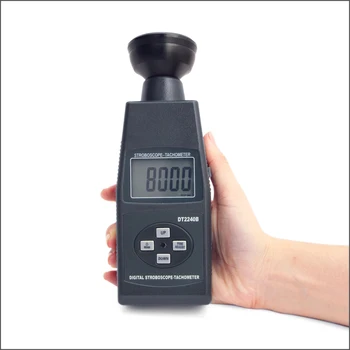 RZ Stroboscope Omdrejningstæller RPM Elektroniske Håndholdte Ikke Kontakt Laser Digital Fotoelektriske Revolution Tester 600~4000RPM DT2240B