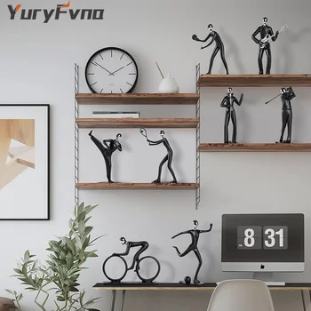YuryFvna Moderne minimalistisk harpiks afspiller dekorative ornamenter boligtilbehør stue undersøgelse pynt pynt håndværk