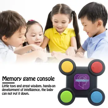 Børn Puslespil Hukommelse Spil Konsol LED Lys, Lyd Legetøj Uddannelse Hånd Hjerne Koordinering Børn Tidlig Pædagogisk Legetøj
