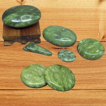 Tontin Jade glasur terapi-massage med varme sten Sæt massageapparat tilbage massageador Sundhedspleje sten for massage ryg basalt sten spa