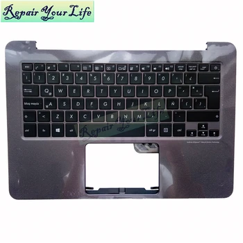 90NB06X3-R31LA1 Ny bærbar tastatur til ASUS UX305LA UX305UA UX305CA UX305C UX305FA LA Latin sort Topcase Dække Håndfladestøtten