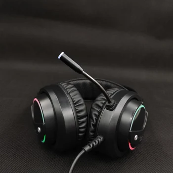 Musik Surround Sound Gaming Headset med Mic Øretelefoner, USB-7.1 &3,5 mm Kabel RGB-Back Light Spil Hovedtelefoner Høj Lyd Quanlity