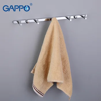 GAPPO 1 Sæt Tøj Krog Badeværelse Tilbehør vægbeslag Zircalloy håndklædeholder Krog Toilettet Badeværelse Tower Kroge Vægbeslag