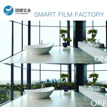 Tilpasset Smart PDLC Film Hvidt Uigennemsigtig Omstillelig Glas-Folie af Høj kvalitet Nuance Film