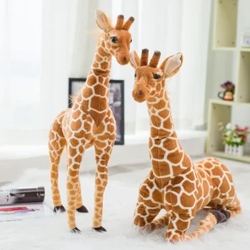 Giant Size Giraf Plys Legetøj Søde Tøjdyr, Dukker Bløde Simulering Giraf Dukke Fødselsdag Gave Børn Toy Soveværelse Shop Indretning