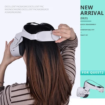 Justerbar halo Strop til Oculus Quest 2 VR,Øge Støtte forcesupport og forbedre komfort-Virtual Reality Adgang