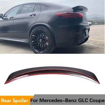 Boot Lip-Wing Spoiler for Mercedes-Benz GLC Klasse GlC300 350 GLC43 GLC63 AMG 2017 - 2019 Carbon Fiber Bageste Spoiler Kuffert