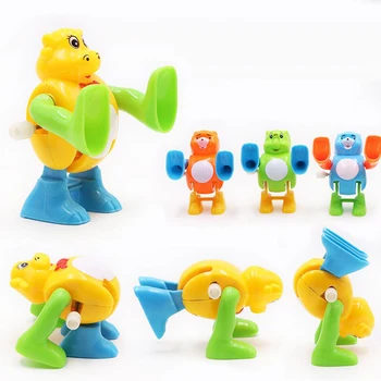 Børn Klassisk Kolbøtte Toy Kreative Tegnefilm Dyr Flip-Over Vind Op Urværk Legetøj For Børn, Fødselsdag, Gave,