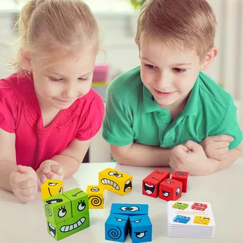 Montessori Pædagogiske Træ-Materialer, Legetøj Tidlig Læring i Førskole Undervisning Intelligens Match Puslespil Legetøj til Børn Gaver