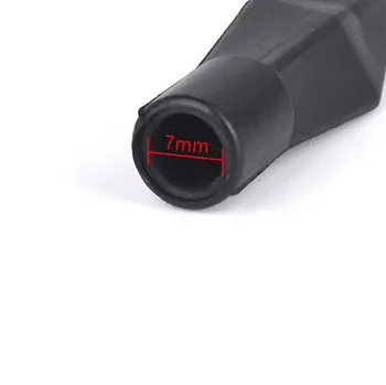 12/24pcs Bueskydning Mål Broadhead Gummi Arrowhead Praksis Optagelse Tips inden Punkt ID 8/7 mm Pil Skaft til Bueskydning, Skydning