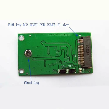 1 STK M. 2 NGFF SSD-Solid-State Harddisk TIL 40 PIN-ZIF CE-adapterkortet for DOS/Win98/SE/2000/Server 2003/XP/Vista 7 8/Server 2008