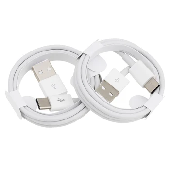 500pcs/masse Hvid F Pap Emballage Runde Micro USB Type-C Android Kabel-Hurtig Opladning Data Kabel S4 S5 TELEFON Hua wei Xiao mi