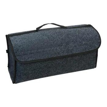 Bil Blød Filt opbevaringsboks til Bagagerummet Bag Køretøjet værktøjskasse Multi-brug Værktøjer Organizer Taske Tæppe Folde til nød-Box
