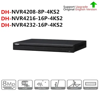 Dahua NVR4208-8P-4KS2 NVR4216-16P-4KS2 NVR4232-16P-4KS2 Med PoE Port 4K-Opløsning H. 265 For IP-Kamera sikkerhedssystem