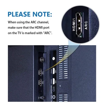 192KHz ARC o Adapter HDMI o Emhætte Digital til Analog o Converter DAC SPDIF Coaxial RCA 3,5 mm Jack-Udgang HDMI Konverter