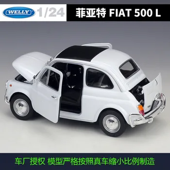 Welly 1: 18 FIAT 500L Legering Bil Model Indsamling Gave Dekoration toy