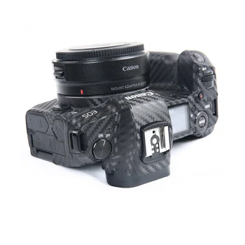 Anti-Ridse kamerahuset Dække Huden Carbon Fiber Film Kit Til Canon EOS R RP-R-S R5 R6 Mærkat Beskyttende skal DIY dekoration