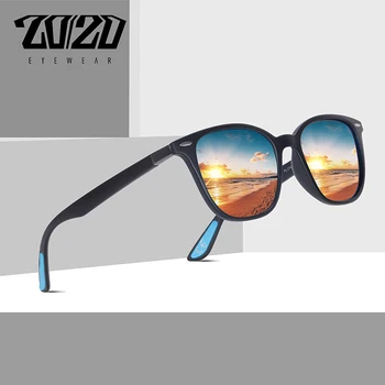 20/20 Brand Design Polariserede Solbriller Mænd Kørsel Square Frame Sol Briller Mandlige Klassisk Unisex Briller Brillerne Gafas PL374
