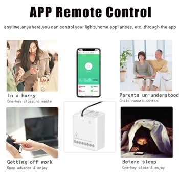 Aqara Zigbee Version To-vejs Kontrol Smart Switch-Modul Wireless Relæ Controller 2 Kanaler Arbejde For Xiaomi Mijia APP Homekit