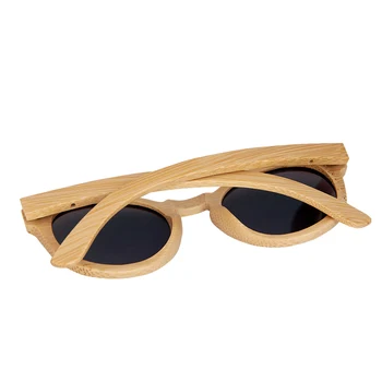 Håndlavet Bambus ramme Polariserede solbriller til Unisex-høj kvalitet solbriller til kvinder Stranden Anti-UV-ovale briller Træ-Sag
