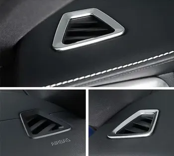 For Volvo XC60 XC 60 2018 2019 Carbon Fiber Indvendigt Tilbehør Air Condition luftskrue Outlet Dække Trim Dekoration Bil styling