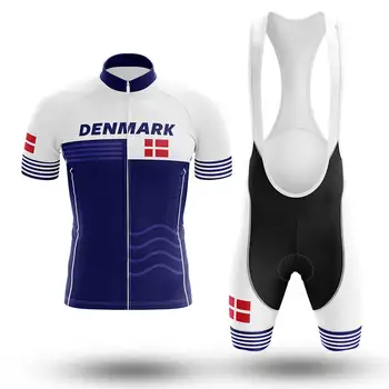 Pro Team Cycling Jersey Sæt Mænd Mountainbike Beklædning Sommer MTB Cykel Tøj Anti-UV-Cykling Tøj Triathlon