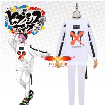 Anime Skuespiller. Division Rap-Kamp Ramuda Amemura Cosplay Kostume Voksen Tøj Sportstøj Top, Bukser, Halskæde Cap Halloween