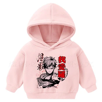 Aikooki Naruto Serien Hættetrøjer baby Anime dreng/pige Hætteklædte Sweatshirts Afslappede Sweatshirts Naruto bomuld Hættetrøjer Foråret Efteråret træk