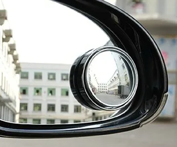 Bil Runde Udsigt Bakspejlet Vinkel Bred Konveks Auto Blind Spot Stick-On Side Justerbar Ekstra Bakspejlet
