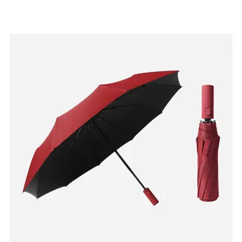 YADA Mærke af Høj Kvalitet 10K Automatisk Paraply i Regnen, Solrig Og Regnfuld Paraply Bil For Kvinder Vindtæt Folde Parasoller YS200045