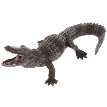 Havdyr Figur Plast Spil Børn Figur Legetøj Samling Krybdyr-Krokodille pædagogisk legetøj sæt Udviklingsmæssige