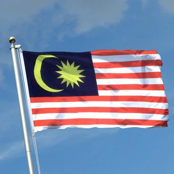 Malaysia Flag Hængende flag Malaysia Banner Polyester standard Flag, Banner Udendørs Indendørs 150*90cm Flag