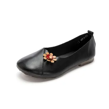 Xiuteng Kvinder shopping fladskærms komfortabel hverdag blød tunge fladskærms komfortable ært sko letvægts damer Lejligheder i stor størrelse 35-41