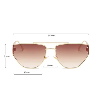 Cat Eye Punk Solbriller Kvinder 2021 Mode Brand Designer CatEye briller Vintage Kvinders solbriller til Mænd lentes de sol mujer