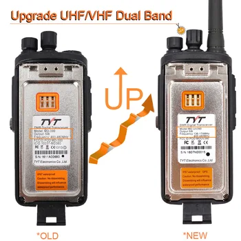 TYT MD-UV390 DMR-Radio, GPS, Vandtæt IP67 Walkie Talkie Opgradering af MD-390 Digital Radio MD UV390 Dual Band-VHF-UHF TYT DMR-5W