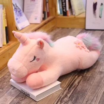 40-100cm Dejlige Unicorn Plys Legetøj Giant Size Unicorn Udstoppede Dyr Hest Toy Blød Dukke Gave til Børn