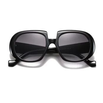 Luksus Runde Solbriller Kvinde Overdimensionerede Kvindelige Briller Gradient Fashion Brand Kvinder Sol Briller Damer 2020 Retro Vintage UV400