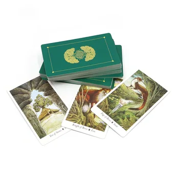 2020 Natur tarot-kort i høj kvalitet i Fuld engelsk kort spil mystiske dyr divination skæbne for home party board game