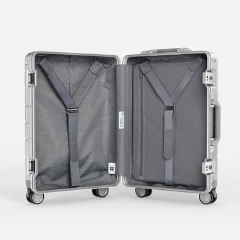 Xiaomi Metal Carry-on Bagage, 20inch Mi Kufferter Rejser på forretningsrejse Mode Afslappet Kuffert Sølv