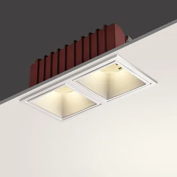 Anti Glare Dæmpbar Forsænket LED downlight 24W 12W 7W Pladsen Spot lys til indendørs Foyer,Stue LED Forsænket Loft lampe