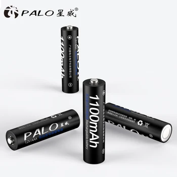 PALO 1,2 V AAA genopladelige batteri aaa batteria ni-mh 1,2 v-batterier med LCD-display oplader til aa aaa ni-mh ni-cd batteri
