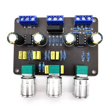 Dual NE5532 Tone Stereo-Forstærker Bord o HiFi Amprifier Equalizer Preamp Diskant B Tone Kontrol Pre-Forstærker