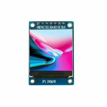 IPS 1,3 Tommer 3.3 V 12PIN SPI HD Fuld Farve TFT LCD-Skærm Sn ST7789 Drev IC 240x240