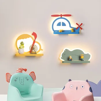 Kreative LED-Væg Lys Armatur Tegnefilm Fly Bjørn, Elefant Græskar Børns væglampe Sengen Sconce Lampe for Kids Baby Værelse
