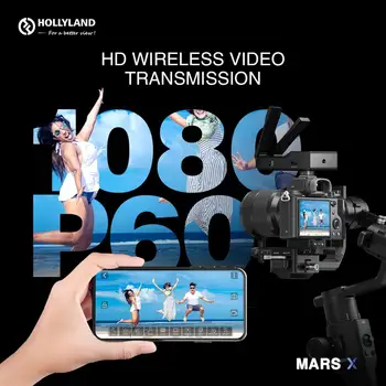 NYE Hollyland Mars X Trådløs Transmission Billede 100m HD1080 P60 OLED-Tv Sender til DSLR-Kamera Gimbal iPad telefon